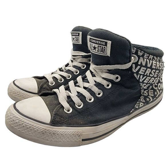 Converse Chuck Taylor All Star Street Wordmark Black White Men’s 9 Women’s 11